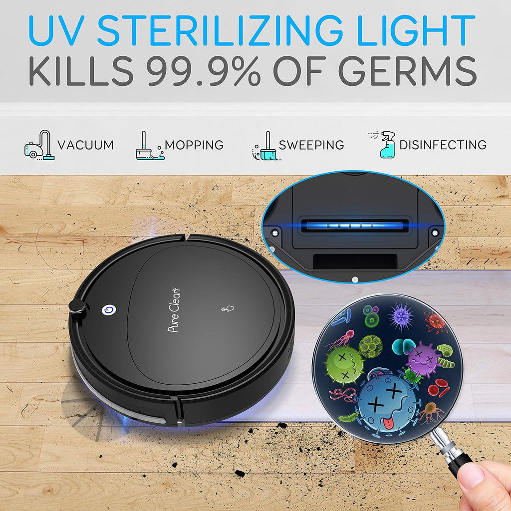 Self Charging Robot Vacuum Cleaner with 1200pa Suction L846977