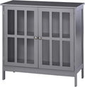 White 2 Door Storage Cabinet Z600