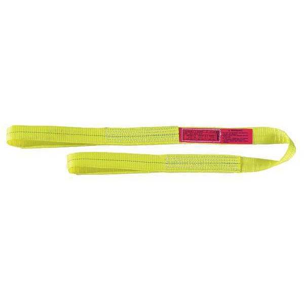 Polyester Web Sling, Type 3, 6 In W, 19 Ft P29397
