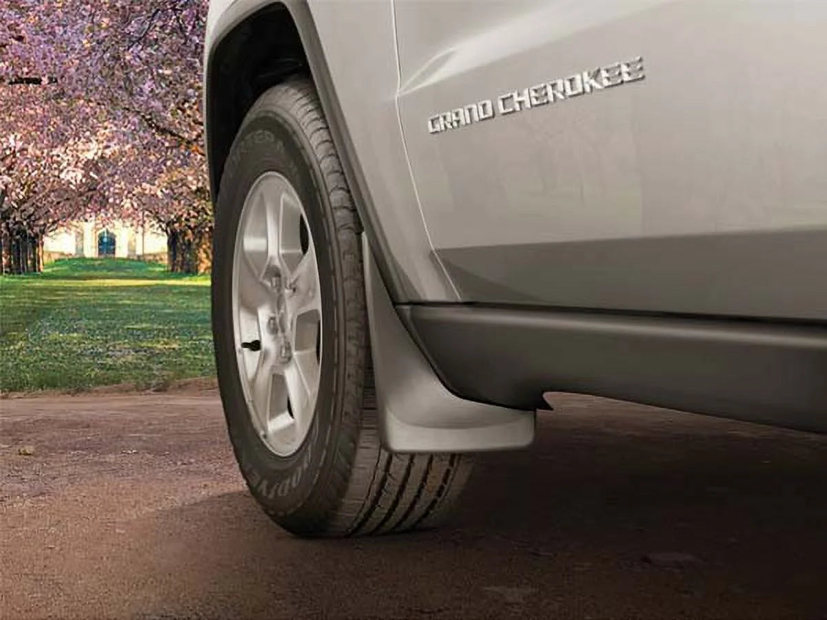 Black No Drill Splash Guard MudFlaps Front Pair W12897
