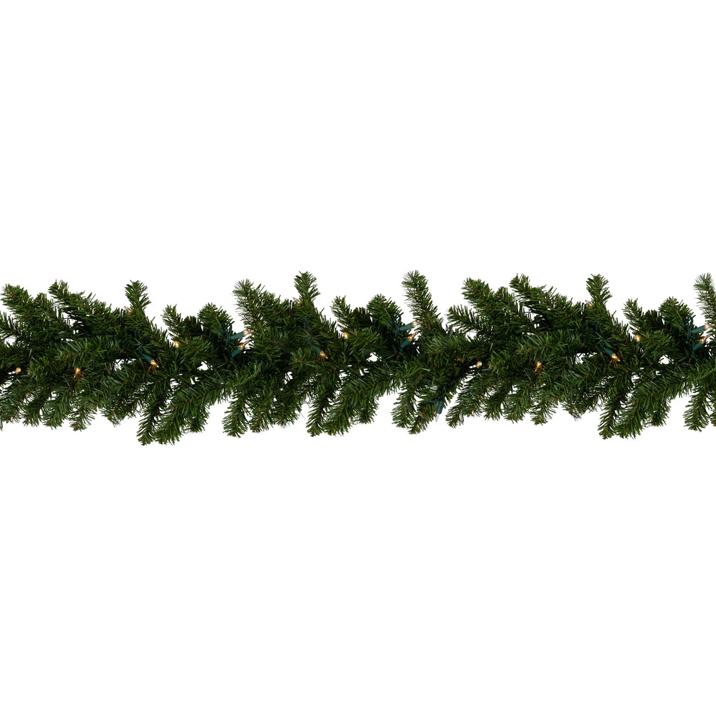 50' Prelit Artificial Christmas Garland with Clear Lights F675752