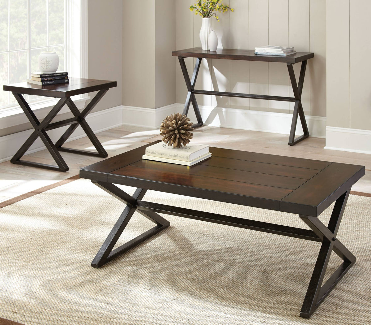 Dark Cherry Console Table K3109