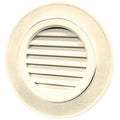 28x22W x 28x22H Round Gable Vent Louver, Cream K4215