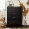 Black 4-Drawer Storage Chest P16793