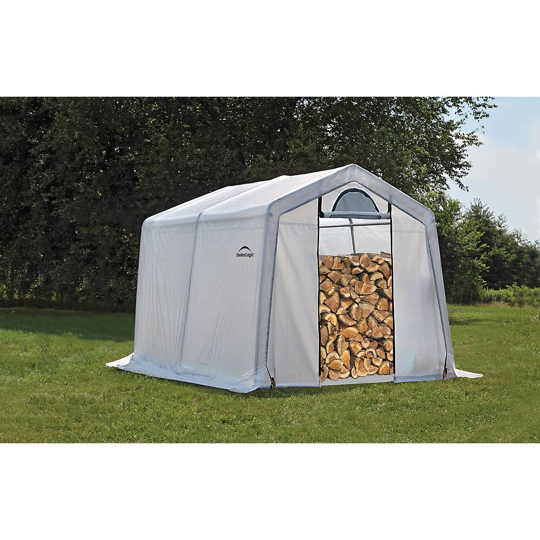 10 ft. x 10 ft. x 8 ft. Firewood Seasoning Shed Y36238