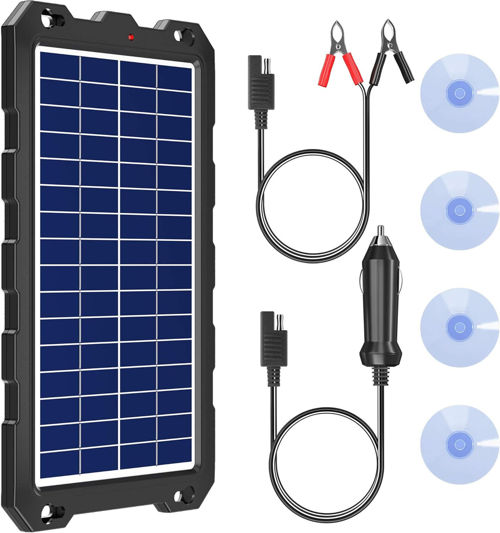 Solar Battery Charger 12 Volt 10W Solar Panel Kit V76569