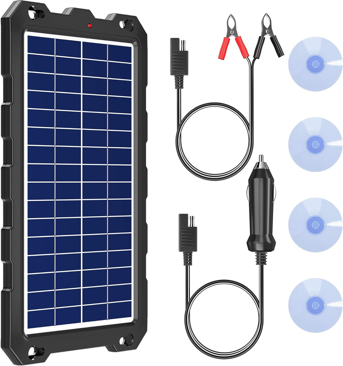 Solar Battery Charger 12 Volt 10W Solar Panel Kit V76569
