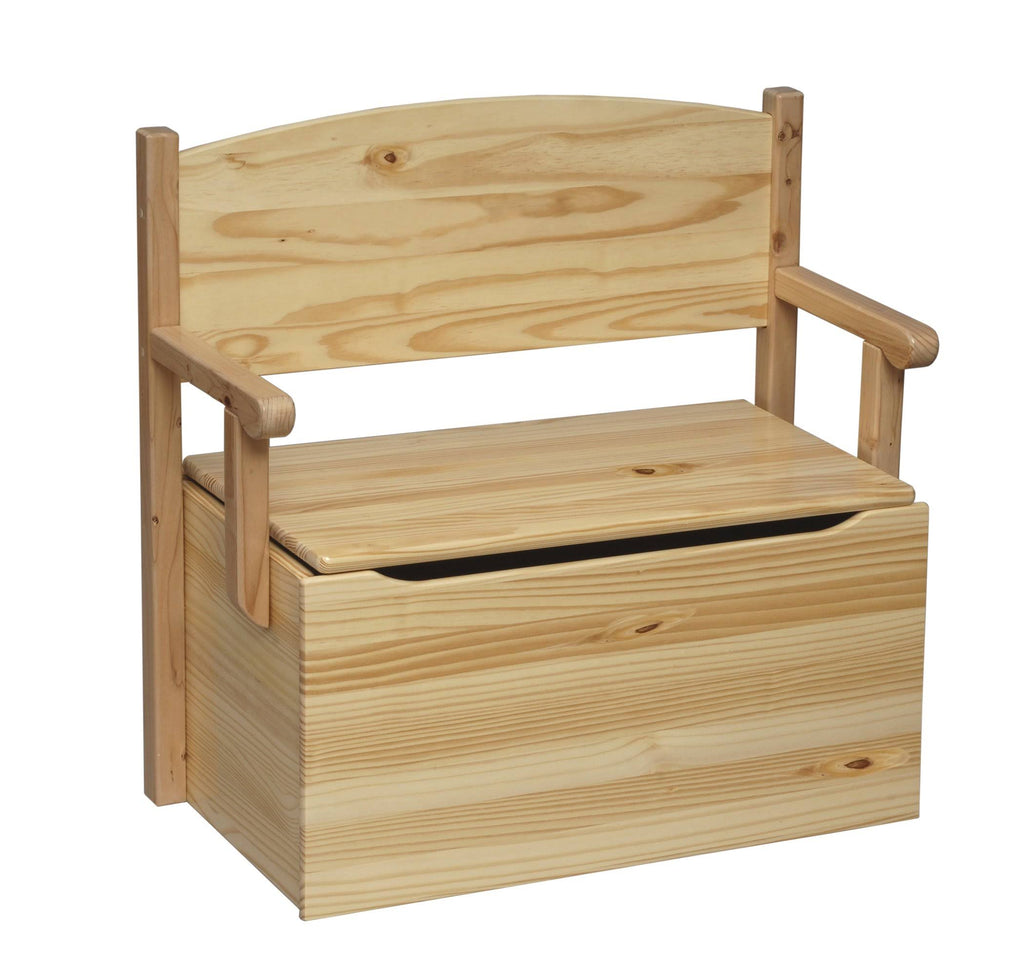Natural Toy Box Bench E90529