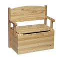 Natural Toy Box Bench E90529