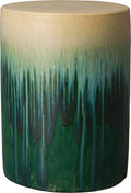 Round Garden Stool Cascade Green W623