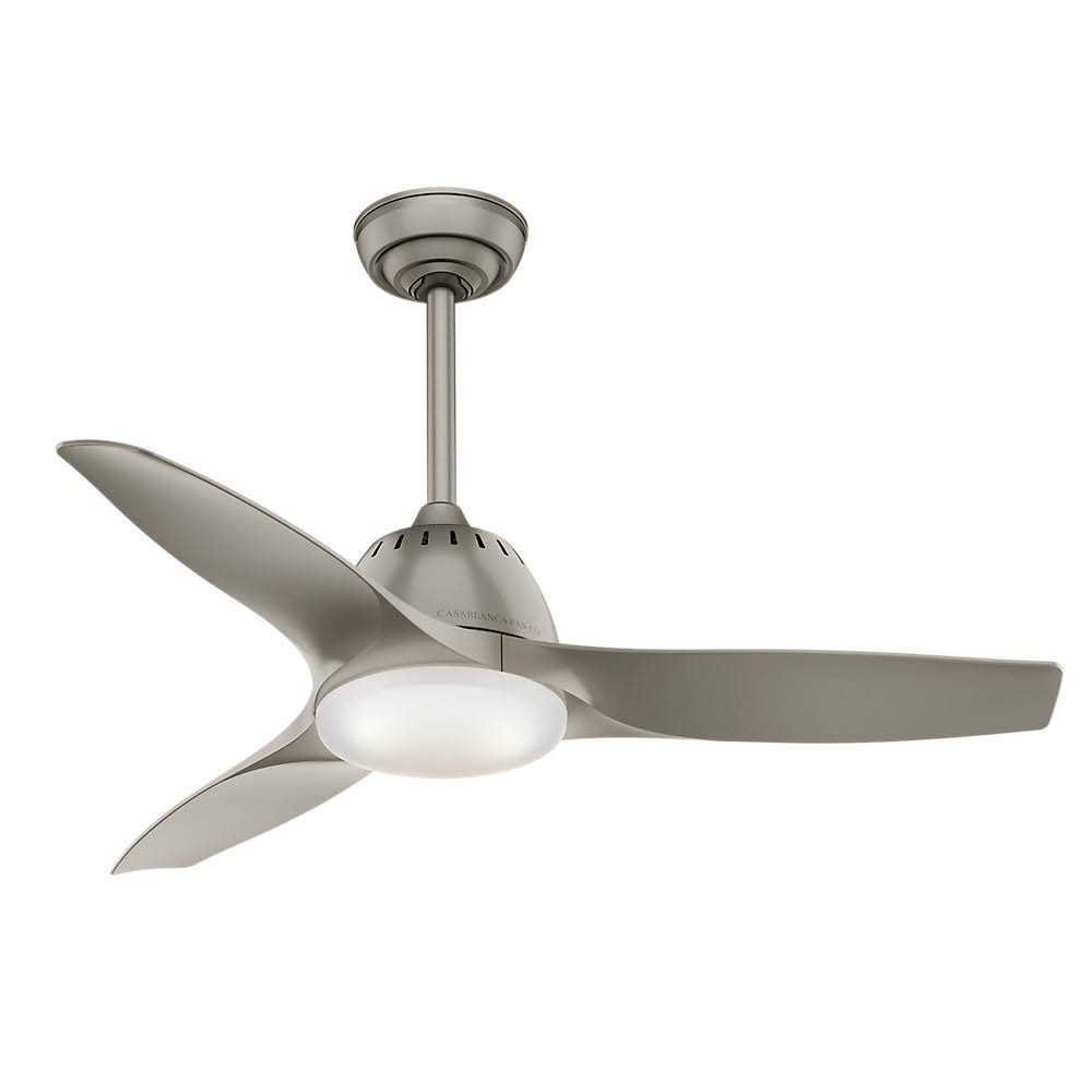 44x22 Pewter 3 Blade Ceiling Fan with Remote W96315