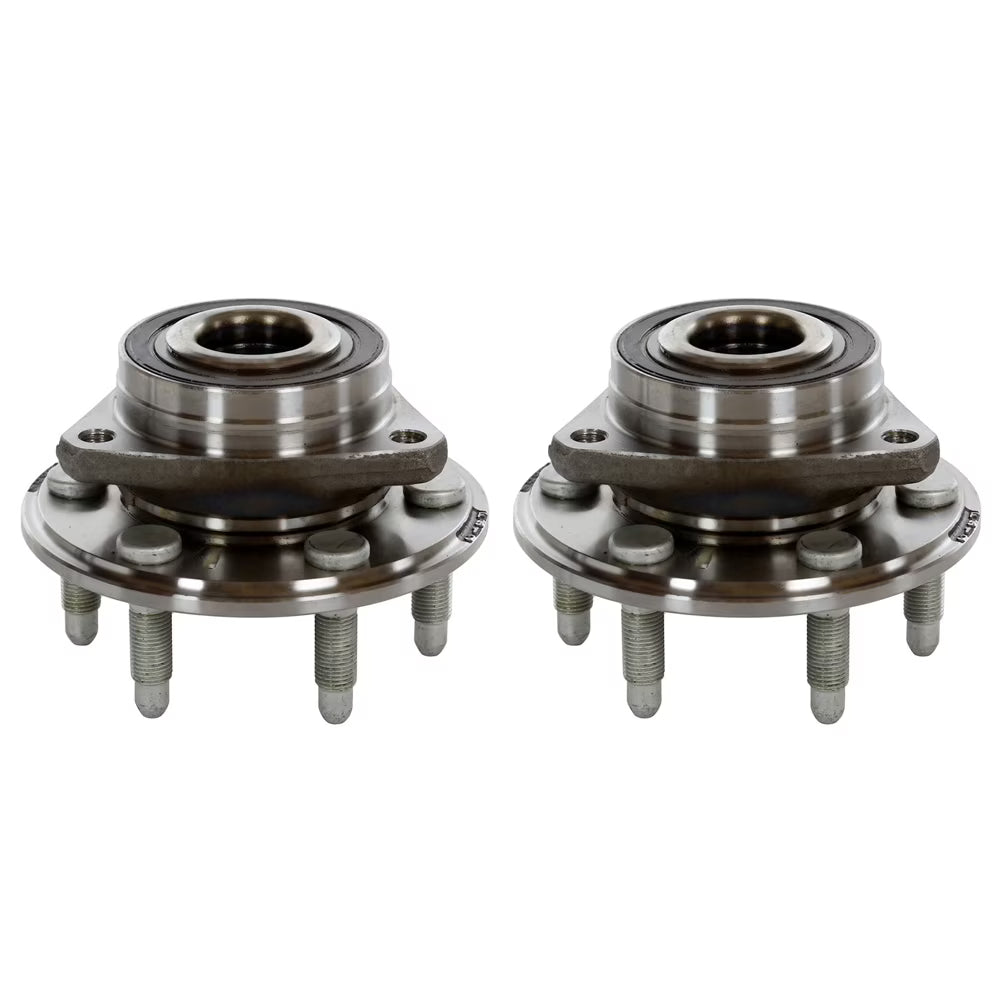 Front or Rear Wheel Hub Bearing Set of 2 for Cadillac SRX Saab 9-4X 2.8L 3.0L 3.6L V6 AWD FWD 6-Lug L444