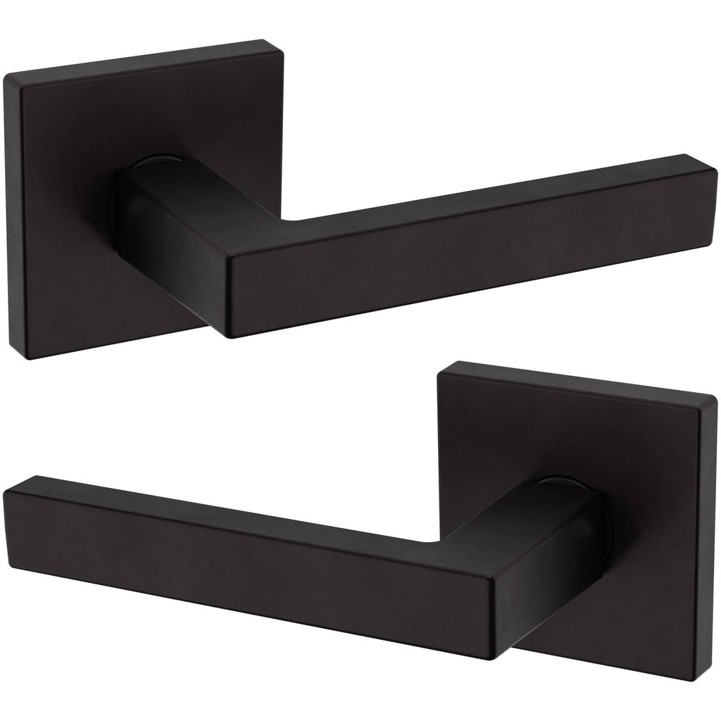 Satin Black Passage Leverset T8775