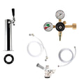 Chrome Faucet Tower Kegerator Conversion Kit H7444