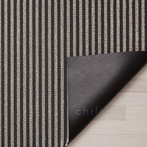 Tuxedo Breton Stripe Shag Mat 36x22x60x22 V9108