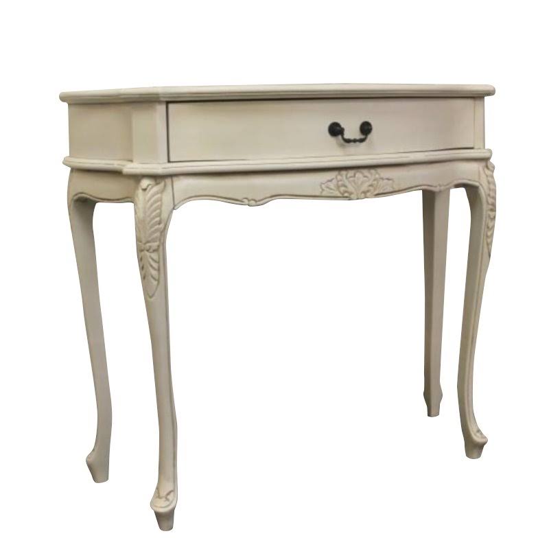 Antique White 1 Drawer Console Table J585740