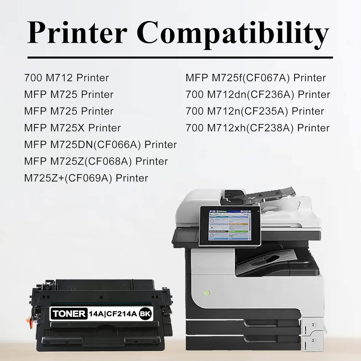 Black Compatible Toner Cartridge 1 Pack A728