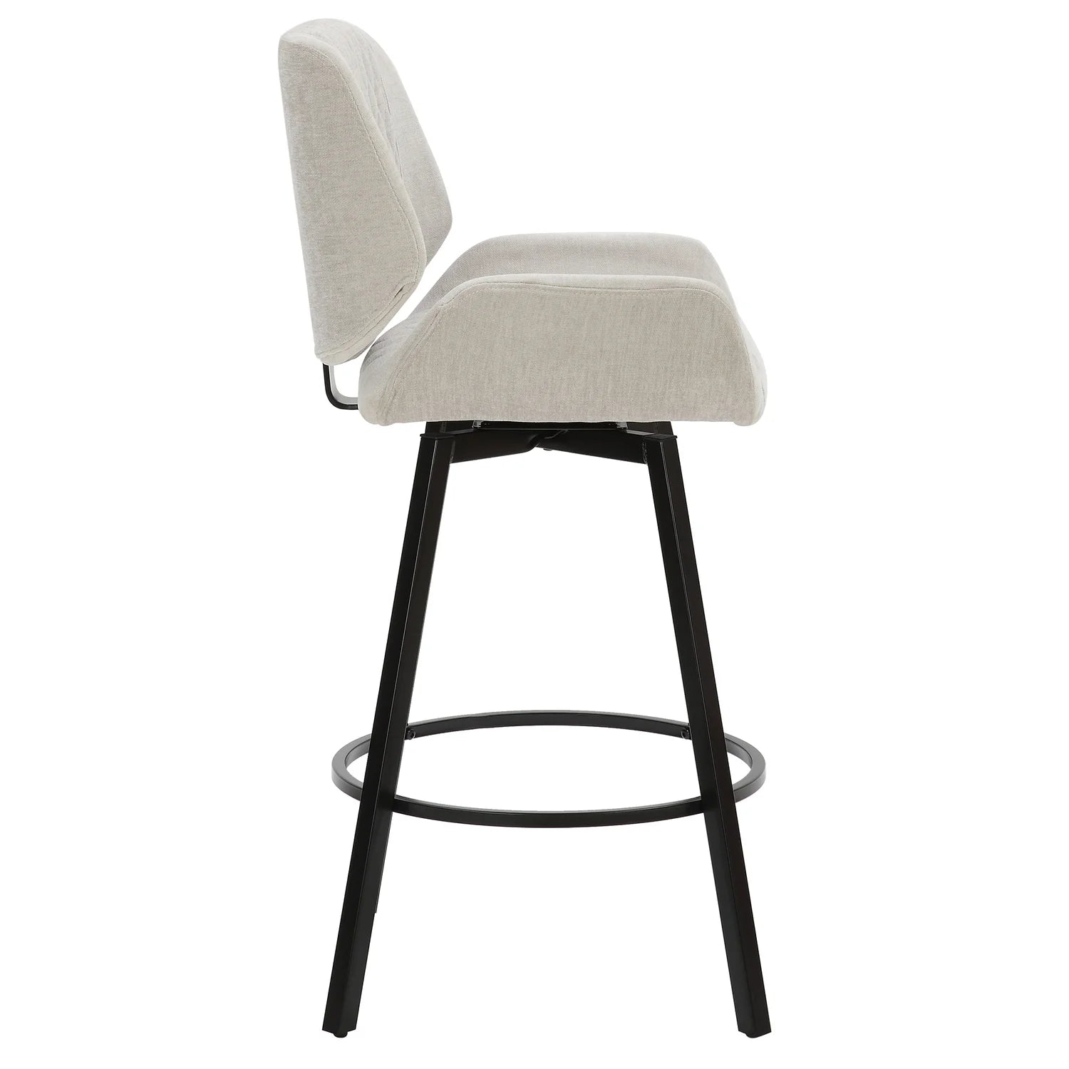 Rust Fabric Bentwood and Metal Side Chair Set of 2 B1737