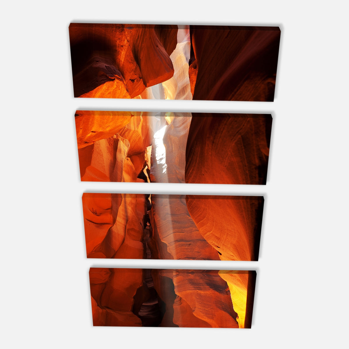 4 Piece Photographic Print on Wrapped Canvas Set T775