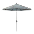 Stone Black Aluminum Market Patio Umbrella L55837