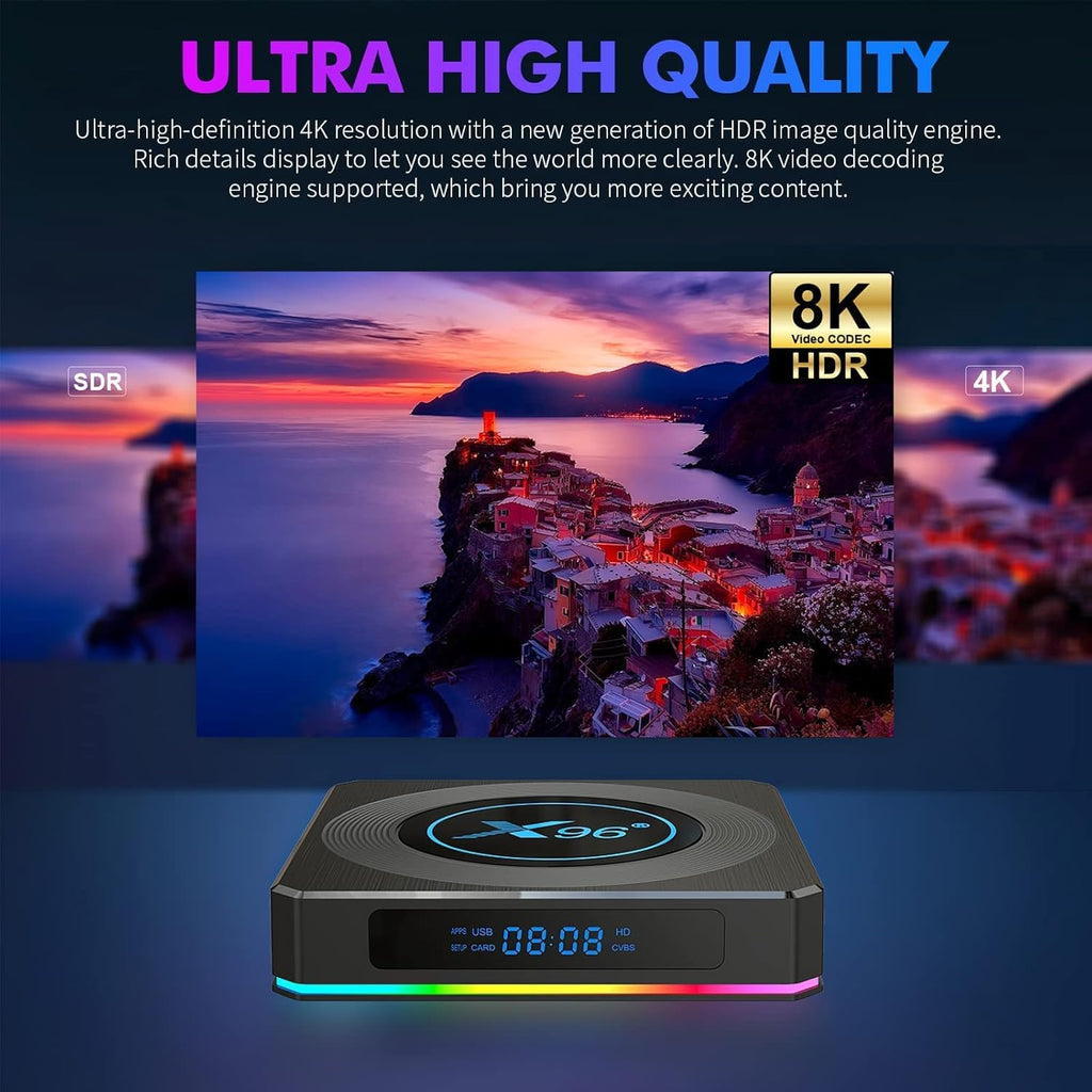 Android 11 TV Box, 4GB RAM 32GB ROM, Pack of 2 J829