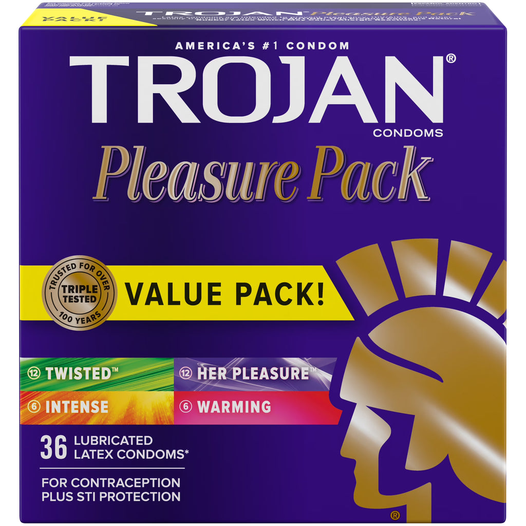 Assorted Lubricated Condoms Value Pack, 36 Count V3994