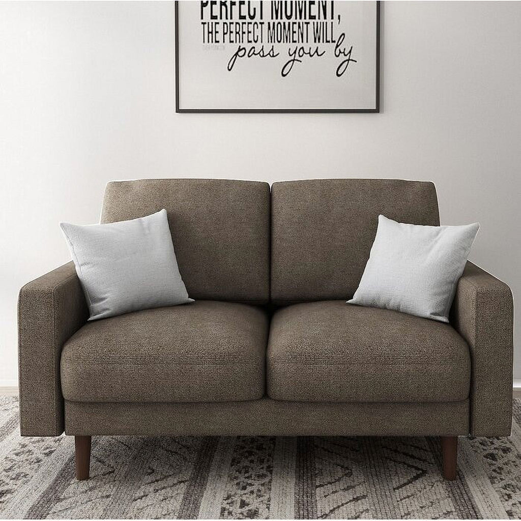 Dark Blue Square Arm Loveseat C240