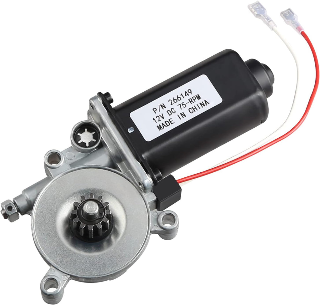 RV Power Awning Motor Replacement, Dual Connector, 12-Volt DC, 75-RPM, Pack of 2 P935448