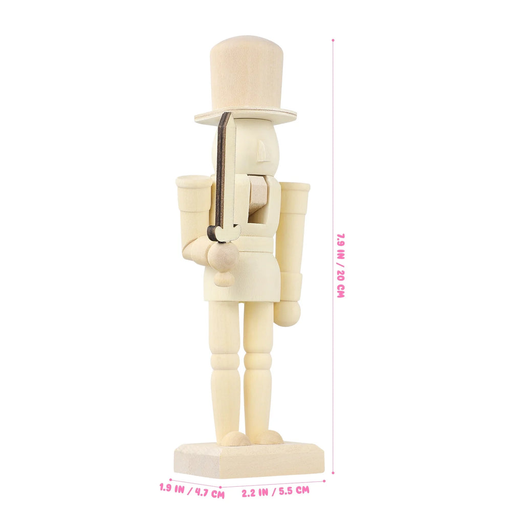 Unfinished Wooden Nutcracker Doll M66503