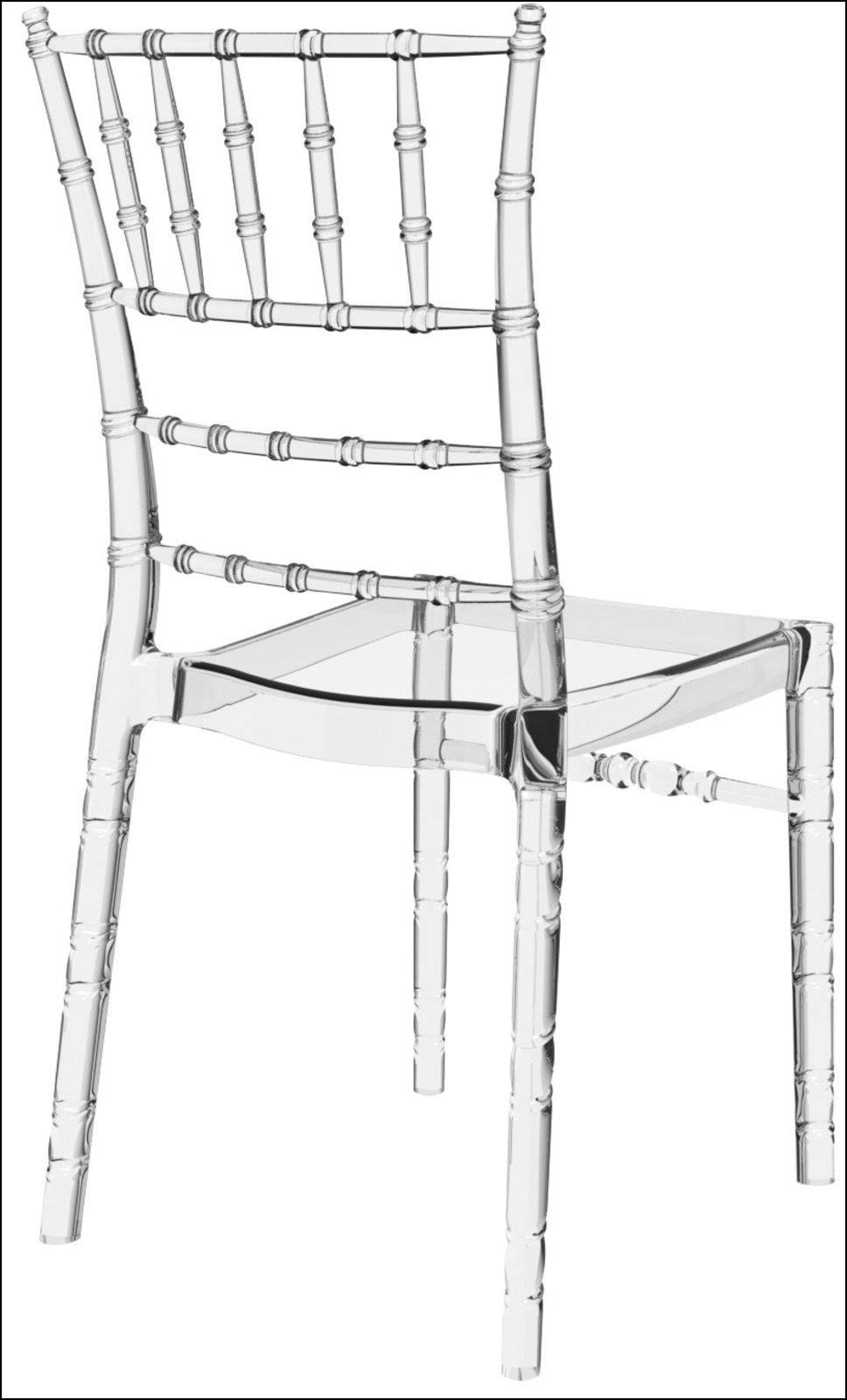Transparent Polycarbonate Dining Chair Z272918