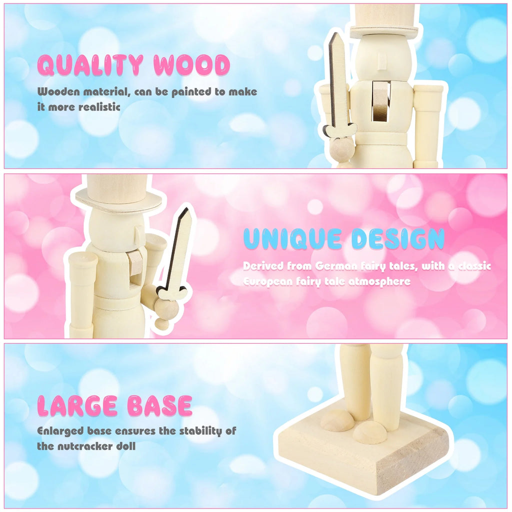 Unfinished Wooden Nutcracker Doll M66503