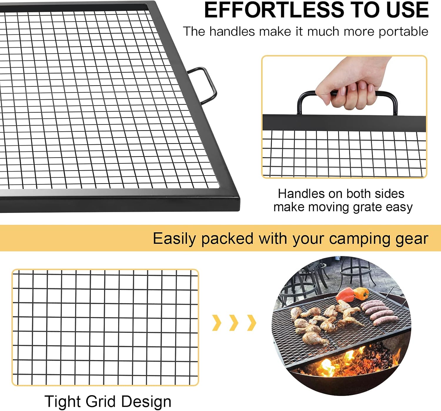 30 inch Steel Campfire BBQ Grill Grate V763501