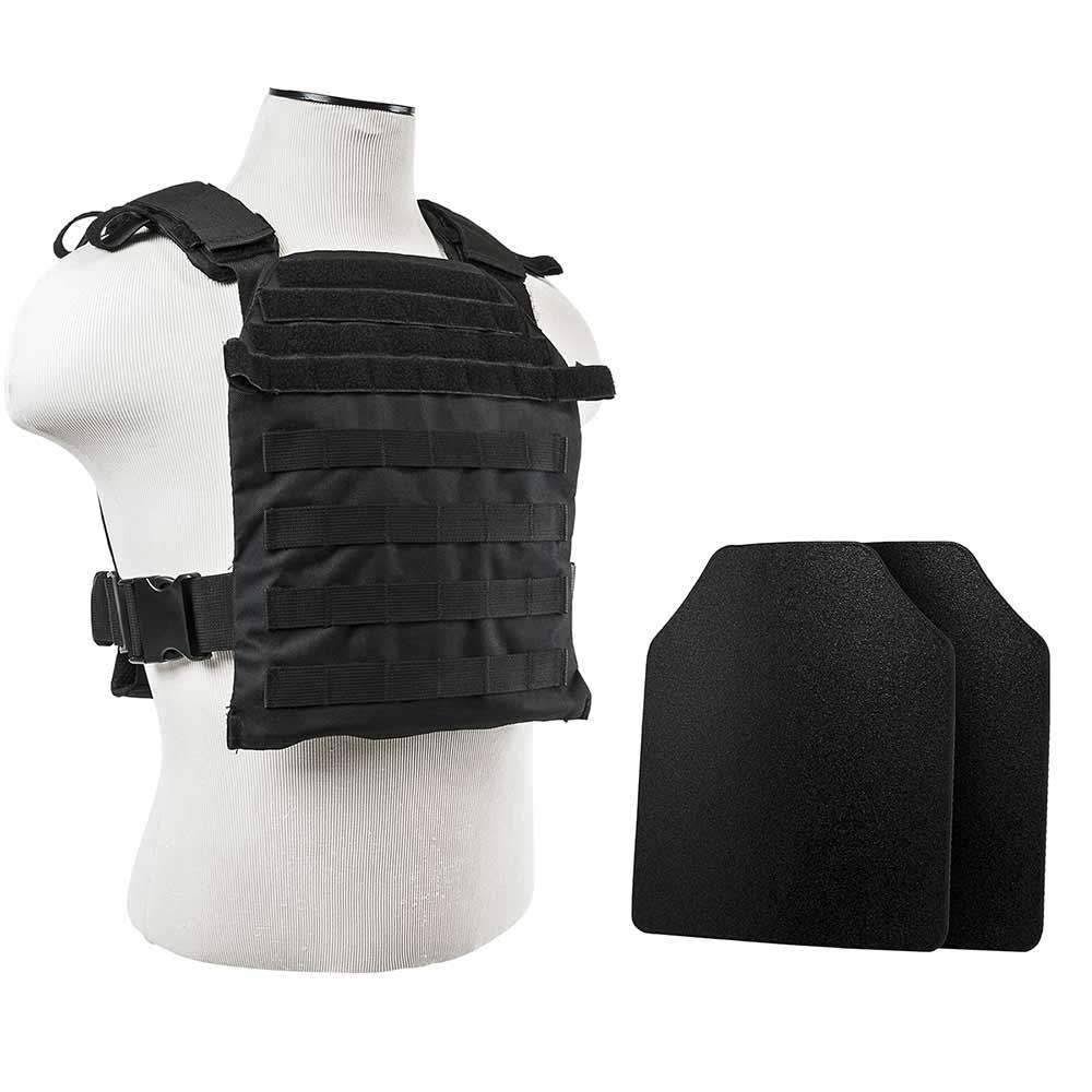 Plate Carrier with 2x Level IIIA Hard Ballistic Plates T323