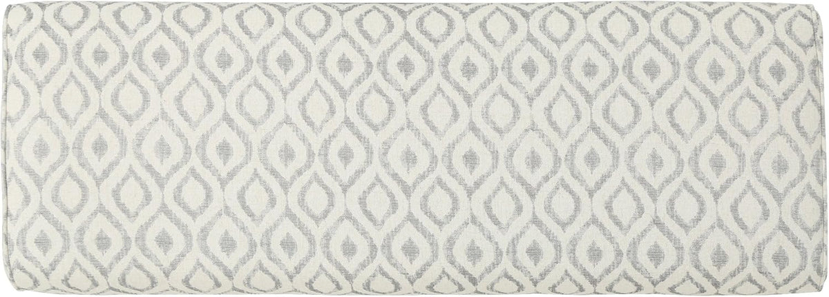 Charcoal Fabric Ottoman Q894