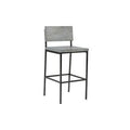 Gray Solid Wood Counter Stool C934733