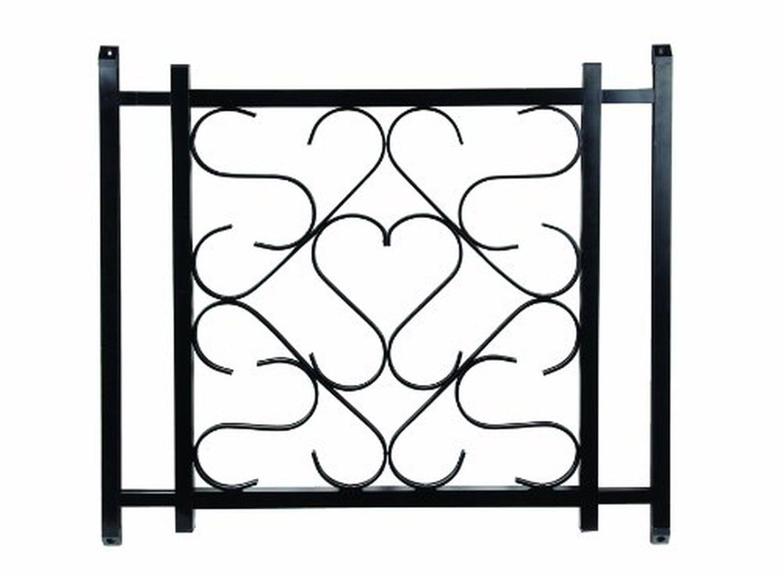 Black Screen Door Grille E461