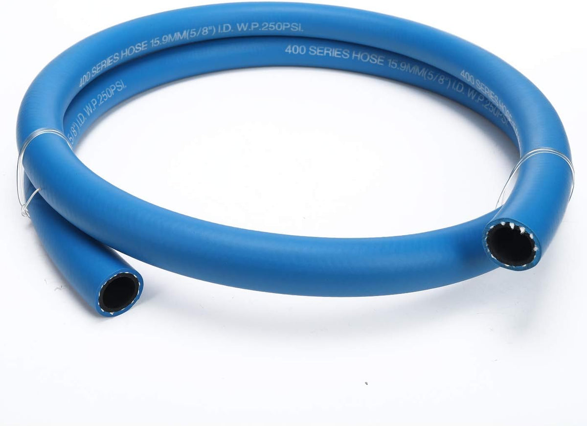 Blue -12 AN NBR Push on Hose Fuel Line Engine Liner (10 feet, AN12, 3/4 ID) Pack of 2 W915