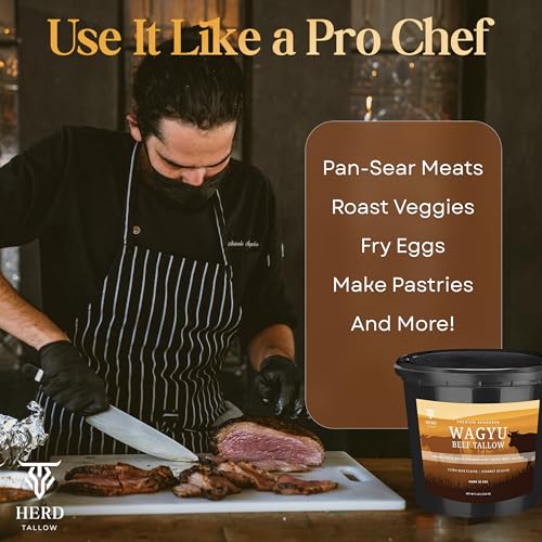 Grass Fed Grass Finished Wagyu Beef Tallow 2 LB H71805