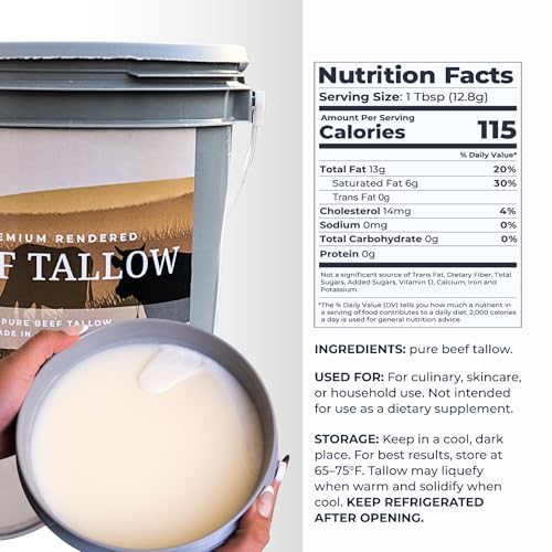 Grass Fed Grass Finished Wagyu Beef Tallow 2 LB H71805