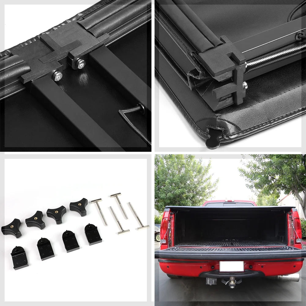 Tri-Fold Soft Tonneau Cover for Chevy S Truck L864