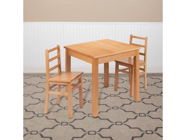 Natural Solid Wood Table and Chair Set E308