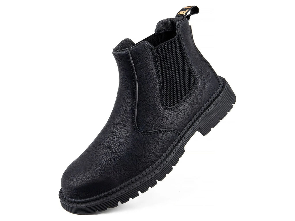 Steel Toe Leather Waterproof Work Boots E887