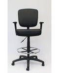 Black Oversized Drafting Stool C357758