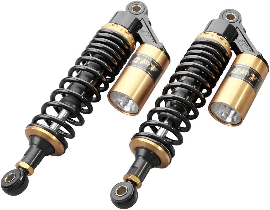 2pcs Adjustable 320mm Motorbike Air Shock Absorbers Universal Fit Pack of 2 F6815