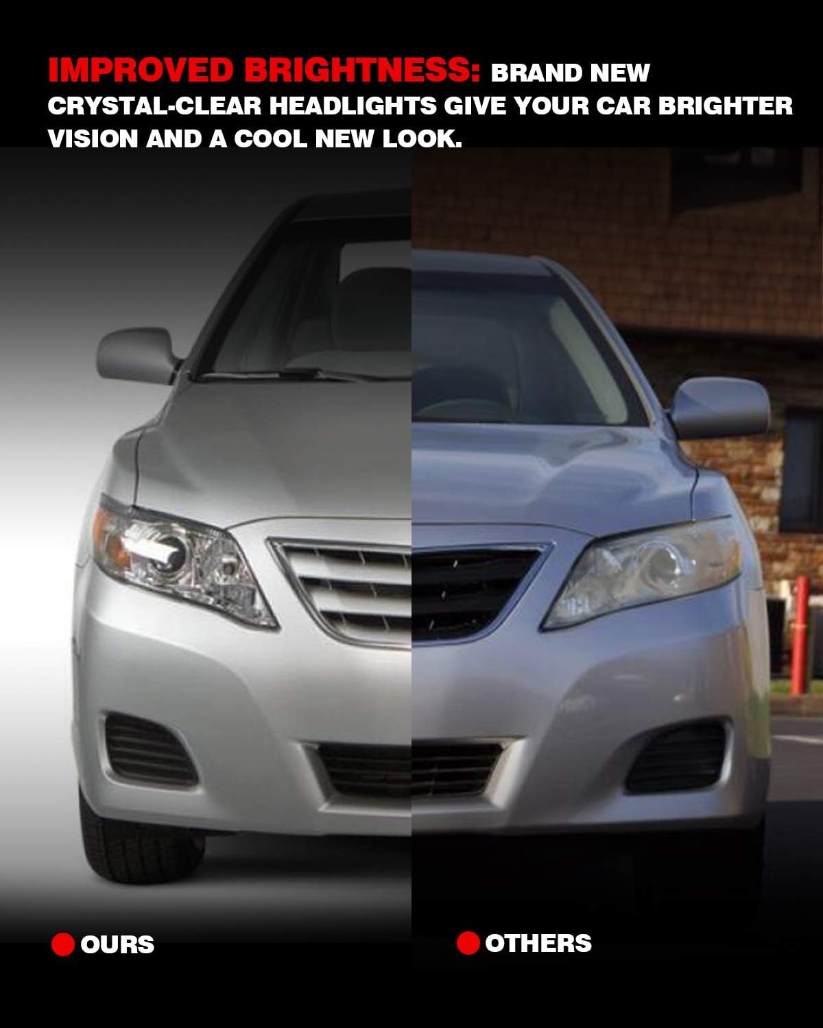 Replacement Headlight Assembly for 2010-2011 Camry X28698