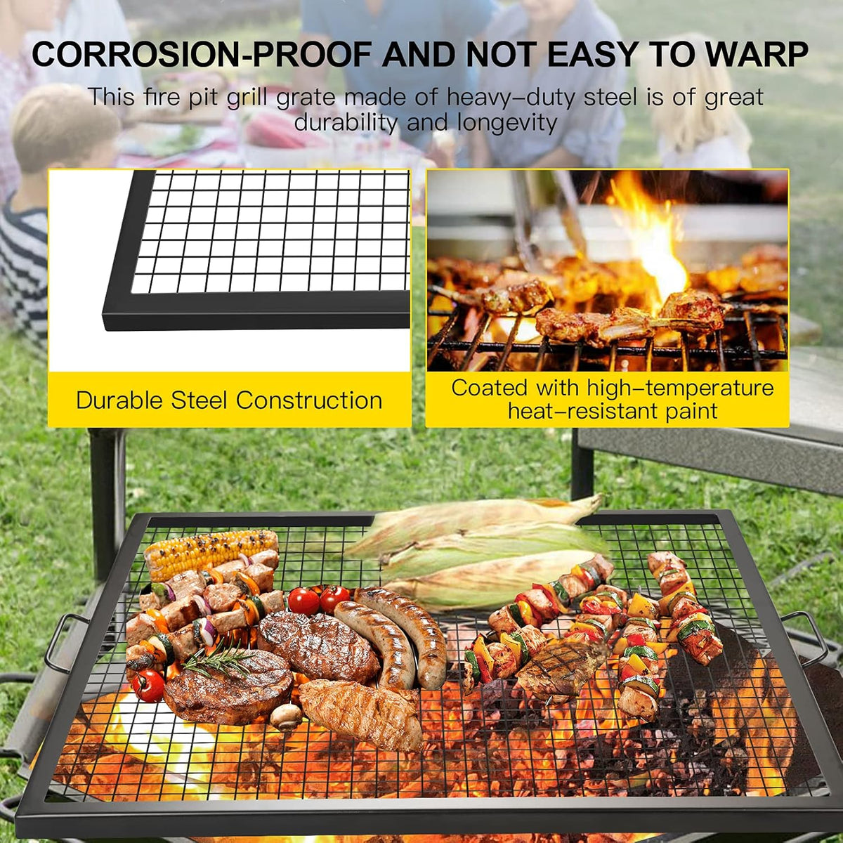 30 inch Steel Campfire BBQ Grill Grate V763501