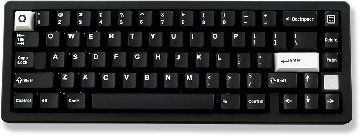169 Keys Doubleshot Keycaps Cherry Profile ANSI/ISO Layout Mechanical Keyboard V84148