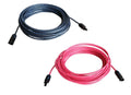 8 AWG 1 Pair 60 Feet Black + 60 Feet Red Solar Panel Extension Cable Wire with MC4 Connector M98025