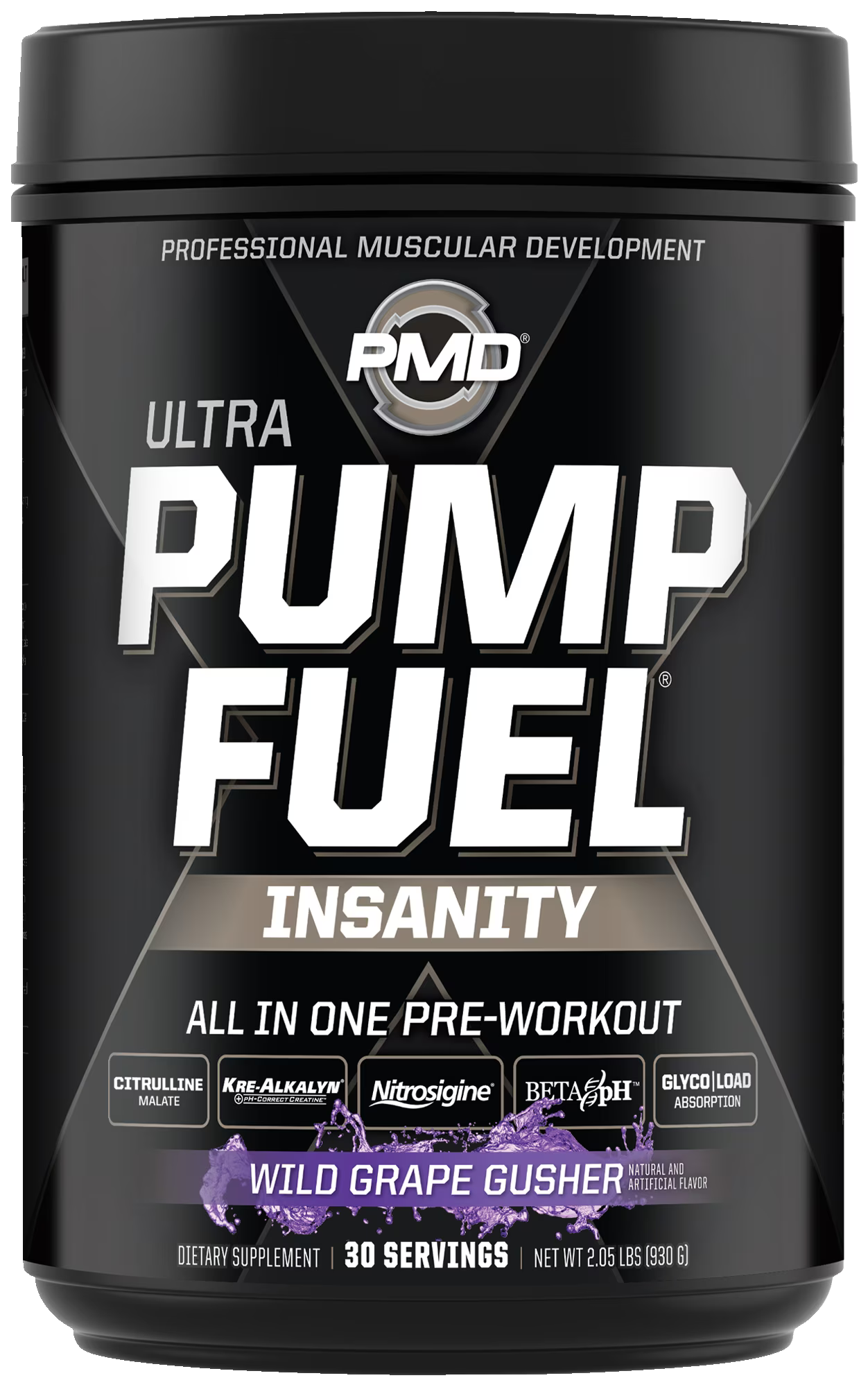 Wild Grape Gusher Pre Workout Drink Mix (30 Servings) W12408