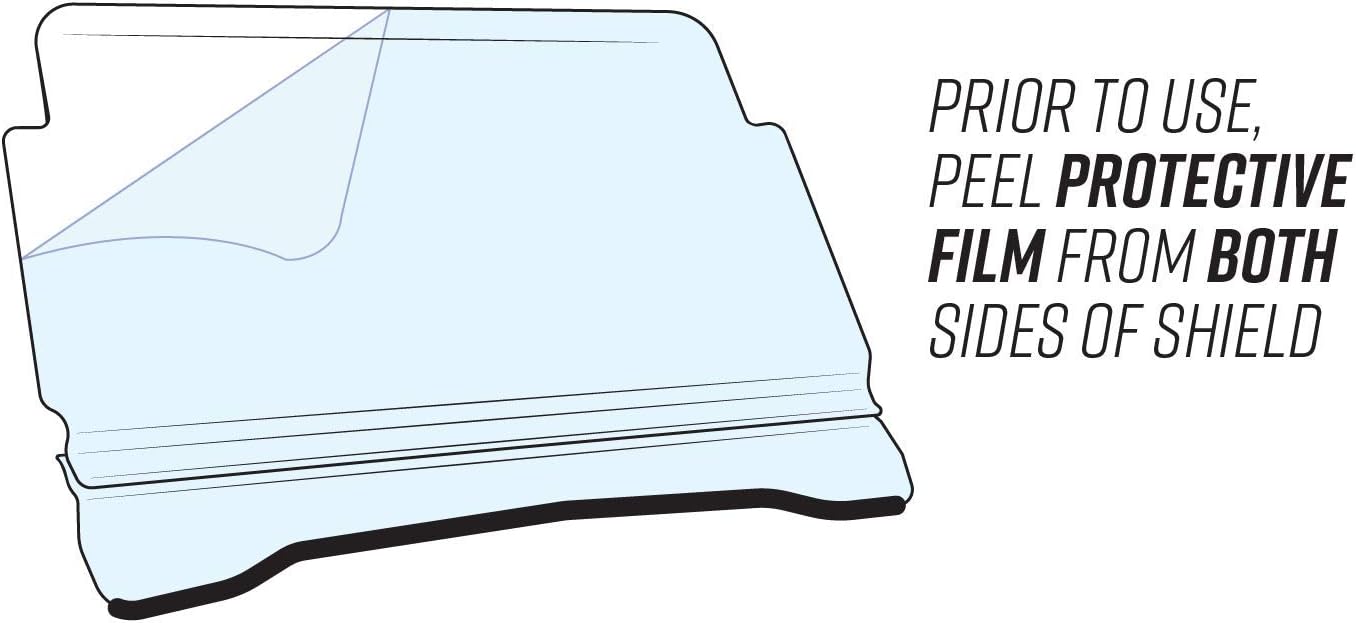 Rear Windshield for Polaris RZR 900, 1/4” Polycarbonate T299490